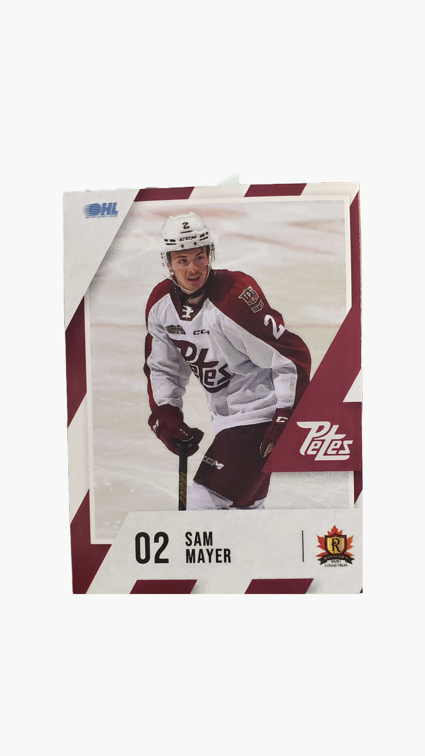 2023-24 Sam Mayer Petes card no. 2*