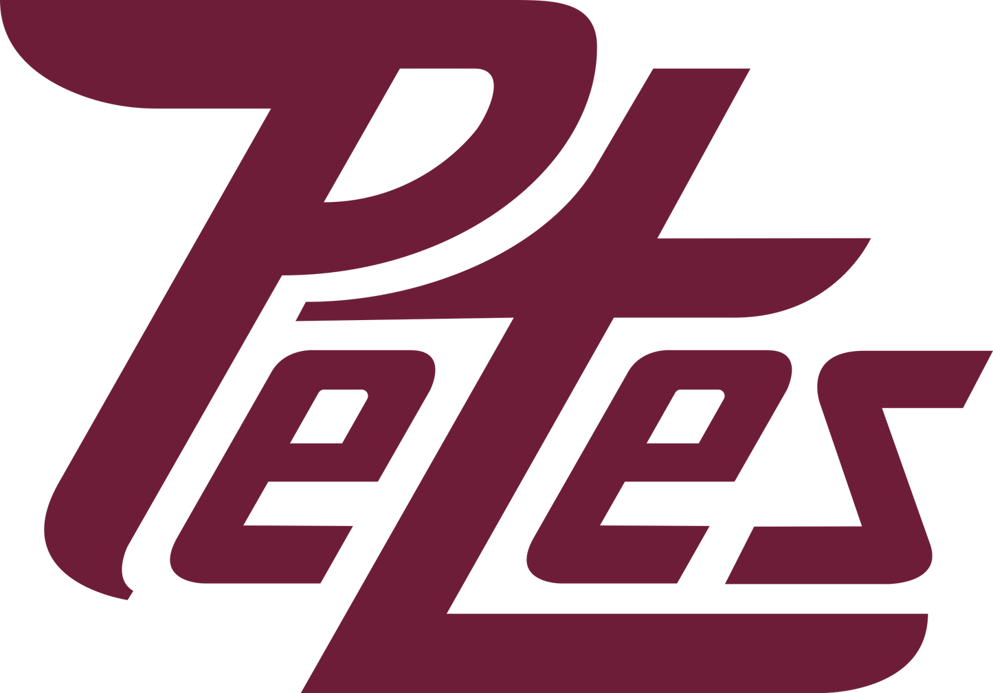 Peterborough Petes tattoo on a white background
