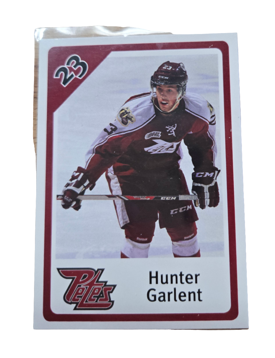 2014-15 Hunter Garlent Petes card