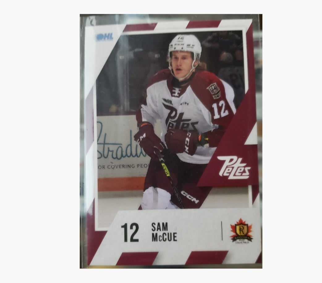 2023-24 Sam McCue Petes card no. 12*