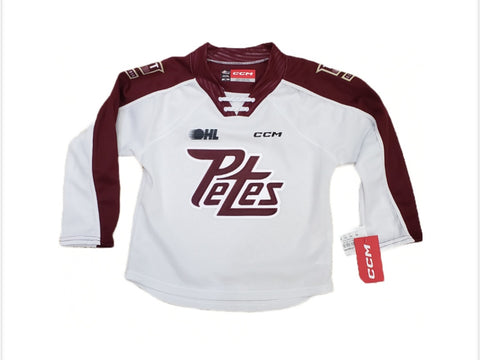 Youth CCM White Quicklite Jersey