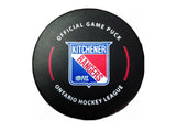 Official OHL Game puck 2023-24 Kitchener Rangers from the Petes store