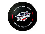 Official OHL Game puck 2023-24 Windsor Spitfires from the Petes store