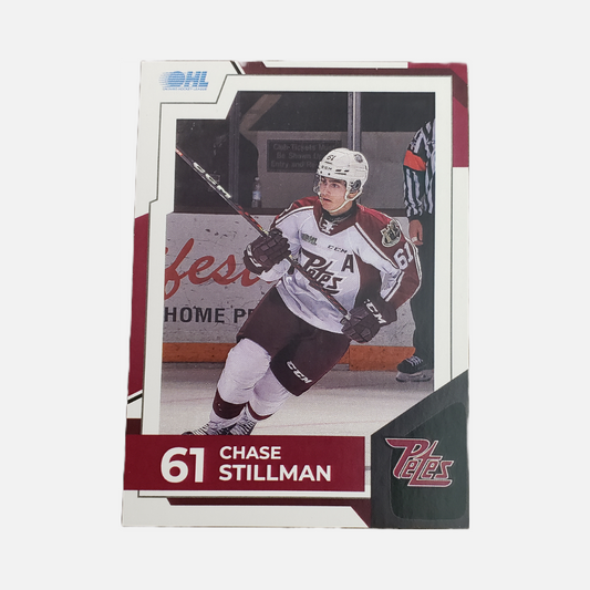 2021-22 Chase Stillman Peterborough Petes card no. 61