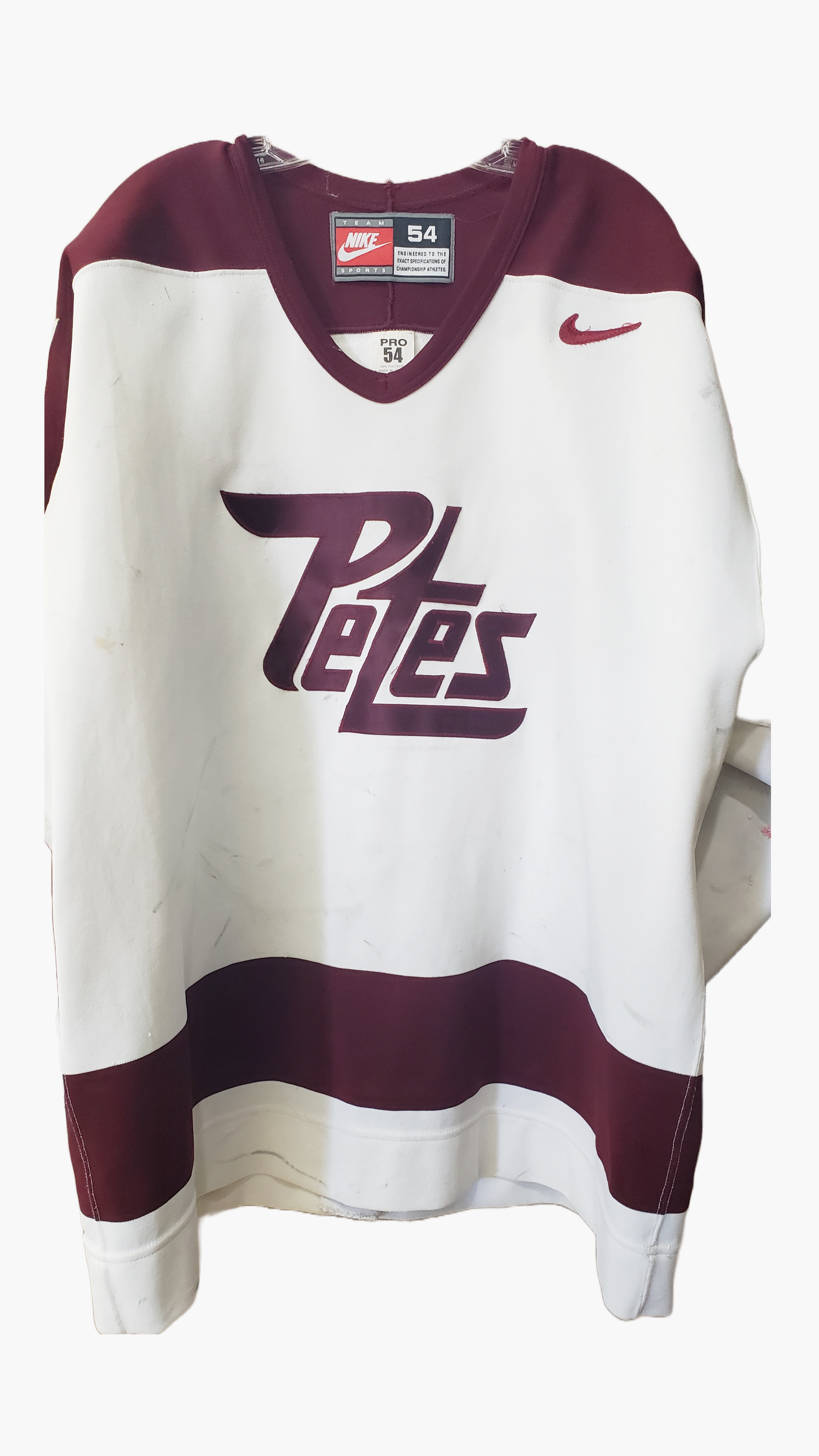 Peterborough Petes Matt Armstrong 2001-2002 game worn jersey