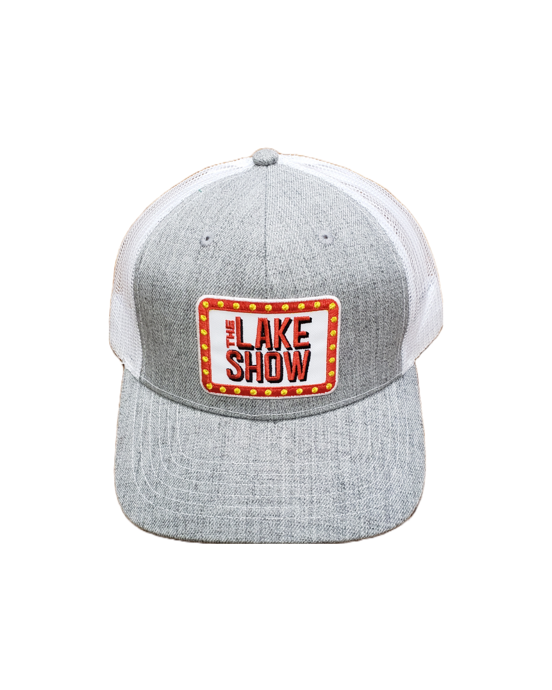 Peterborough Lakers the Lake Show meshback trucker cap Grey and white