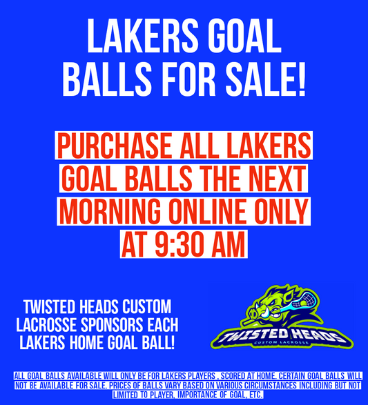 Lakers home goal balls