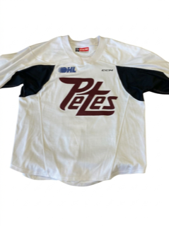Petes Used CCM Practice Jersey Maroon Logo