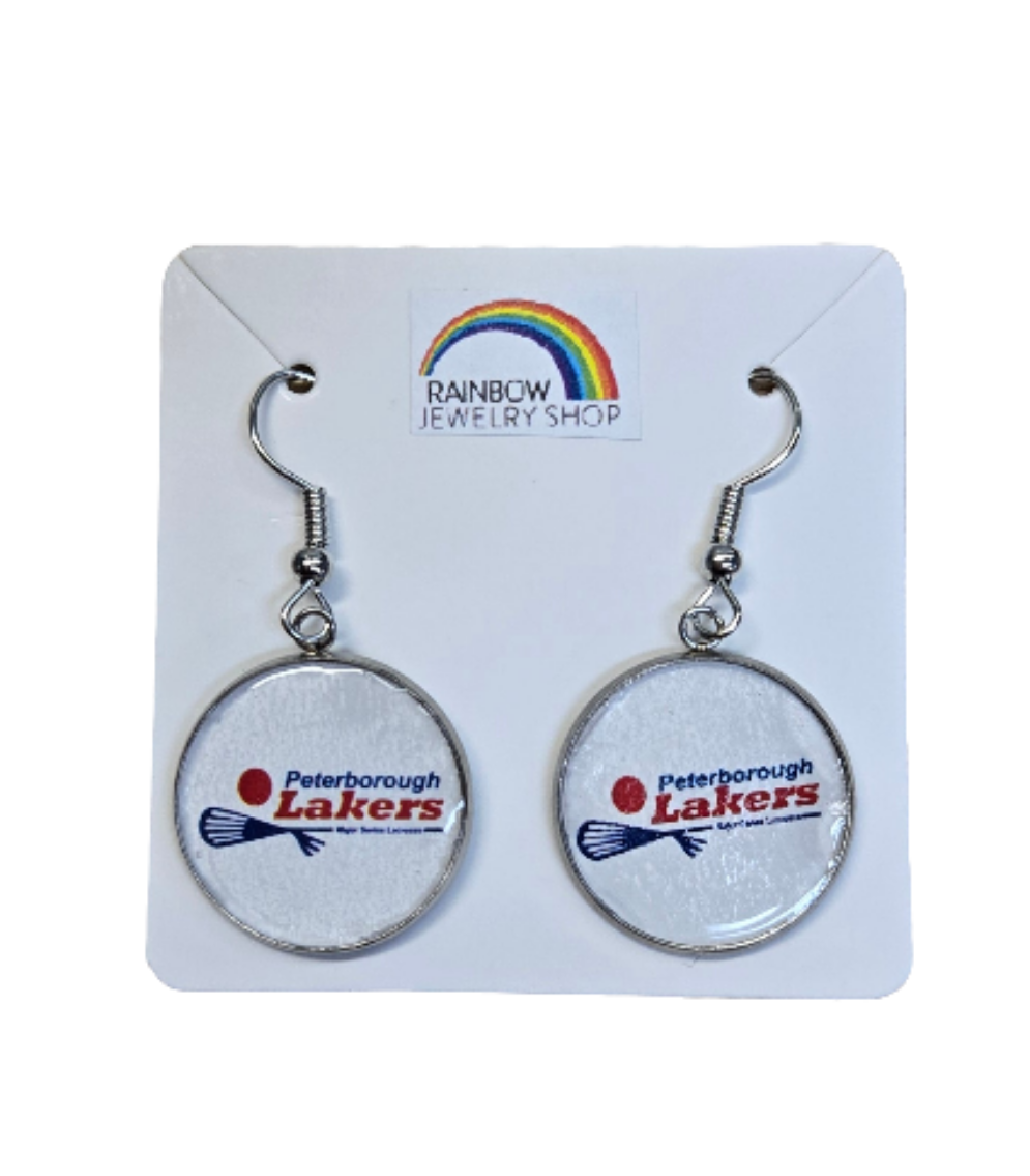 Lakers earrings