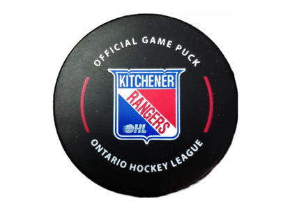 Official OHL Game puck 2024-25 Kitchener Rangers from the Petes store