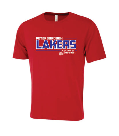 Peterborough Lakers Crewneck Red T-Shirt - Youth