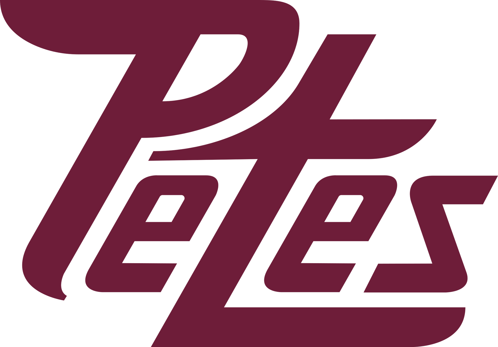 Peterborough Petes tattoo on a white background