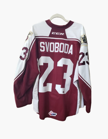 Matyas Svoboda 2016-18 game worn jersey