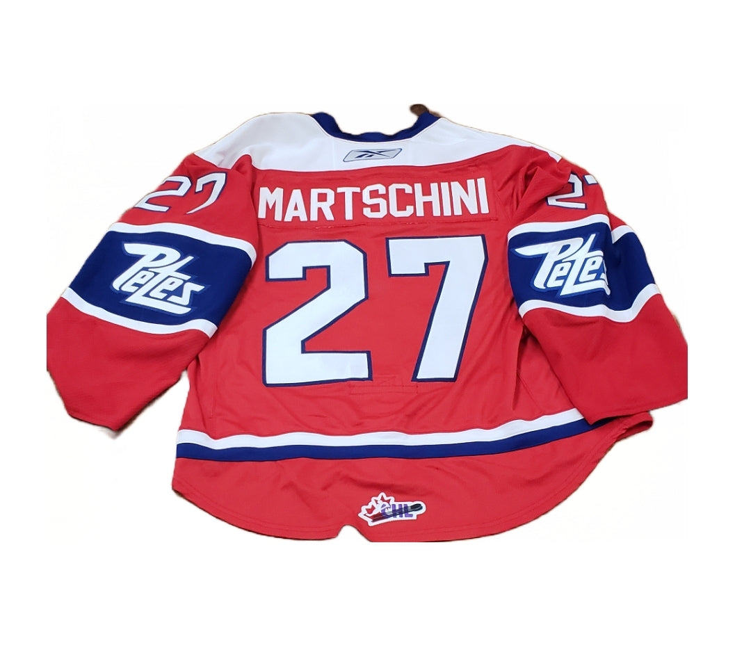 Lino Martschini 2010-11 game worn TPT jersey