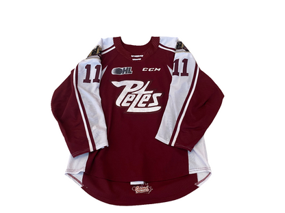 Justin Dezoete 2022-23 game worn jersey