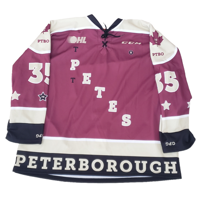 Blake Curran team issued 2018-19 goalie jersey