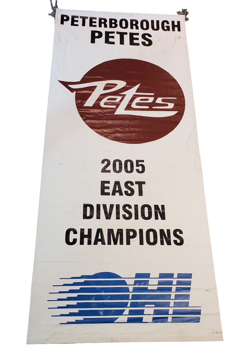 Petes historical rafter banners