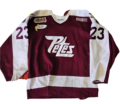 Daniel Ryder 2005-06 Reebok game worn maroon jersey