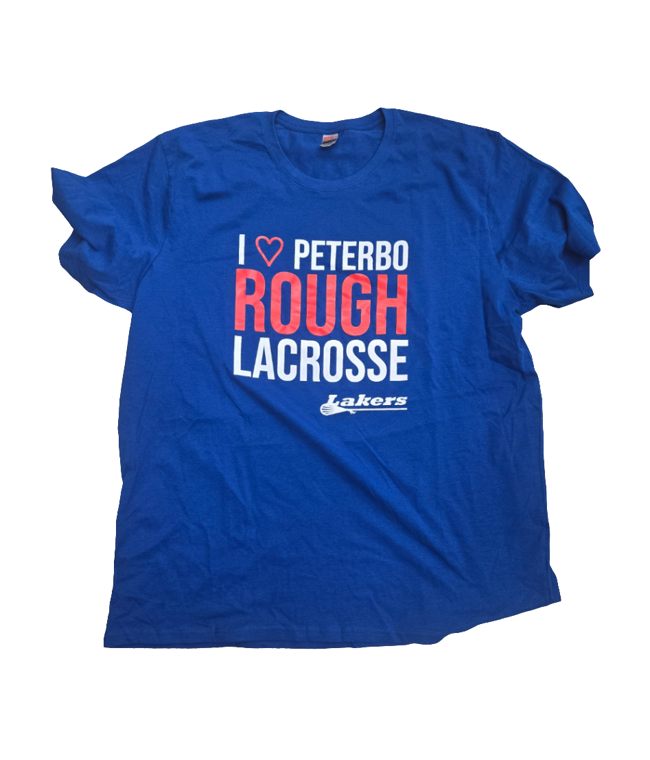 I ♡ Rough lacrosse Lakers tee