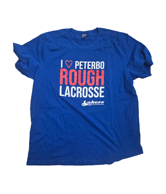 I ♡ Rough lacrosse Lakers tee