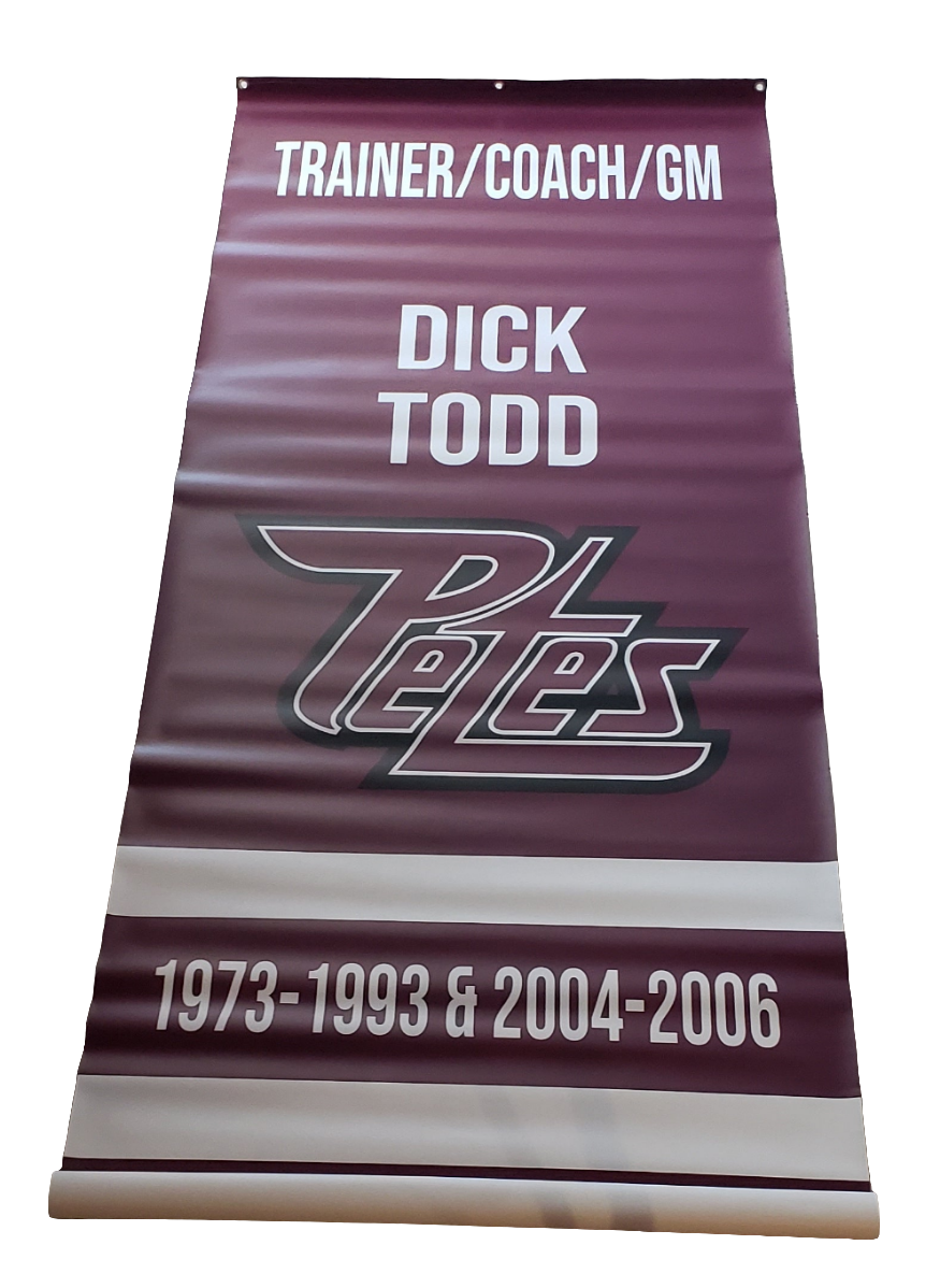 Petes historical rafter banners