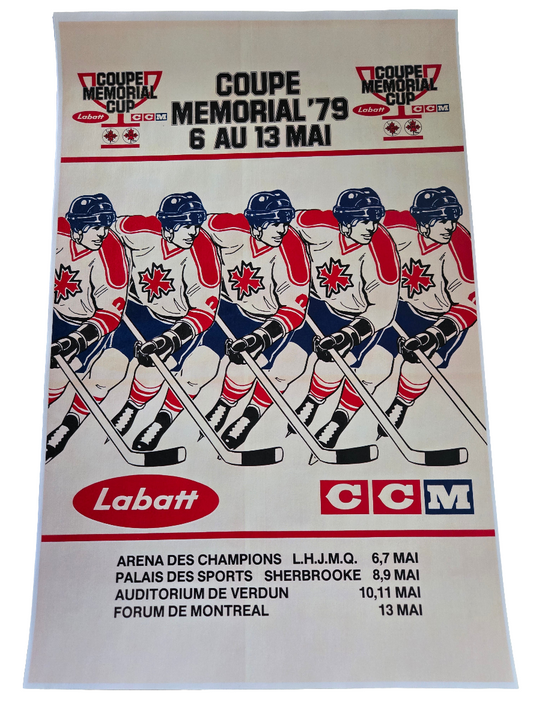 1979 Memorial Cup Champion reprint posters