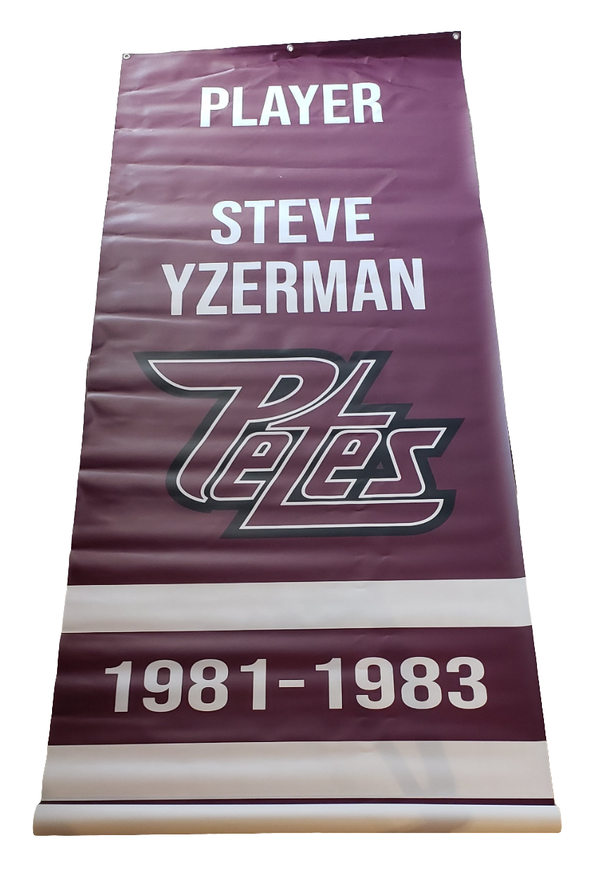Petes historical rafter banners