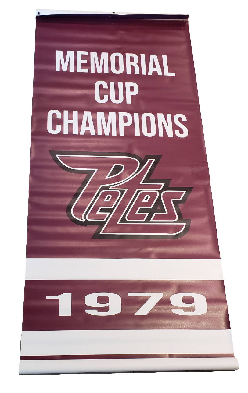 Petes historical rafter banners