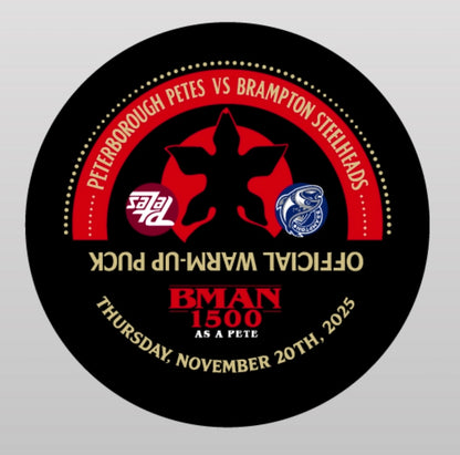 2025-26 Game night warm-up pucks