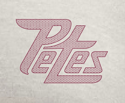 Ladies Petes textured V-neck